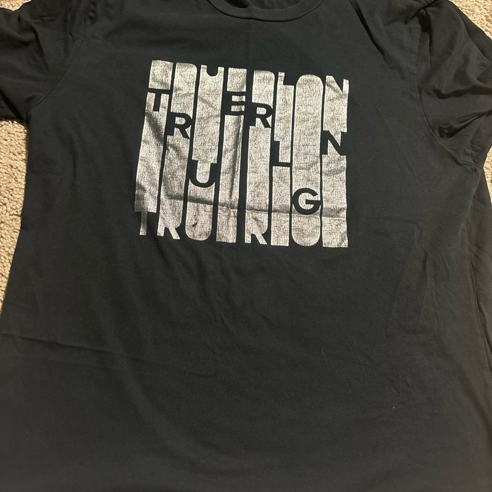 True Religion Black and White Graphic Tee